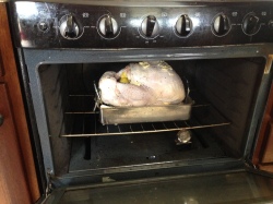 Turkey cooking!